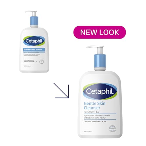 Cetaphil Hydrating Face Wash for Dry to Normal Sensitive Skin, Fragrance Free and Soap Free, 20 oz, Best Selling Cleanse
