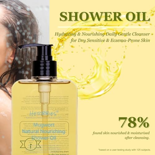 Natural Nourishing Mugwort Shower Oil for Sensitive Skin
| Mugwort Body Cleansing Oil for Eczema Relief
| Mugwort Unsce