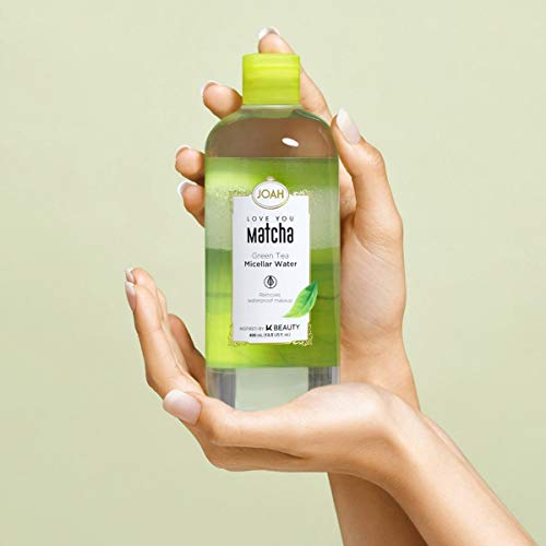 JOAH Love You Matcha Green Tea Micellar Water for Makeup Removal, Gentle Cleansing for All Skin Types, 1|5 Ounce  
JOAH