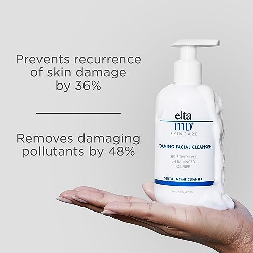 EltaMD Foaming Facial Cleanser Face Wash for Sensitive Skin Daily Use
| EltaMD Foaming Facial Cleanser Face Wash with S