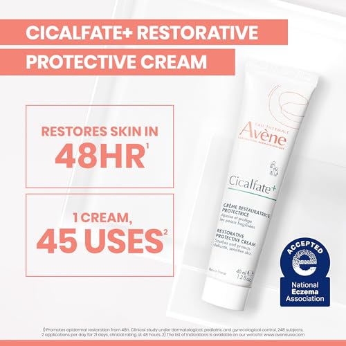 Avène Cicalfate+ Restorative Protective Cream for Sensitive Skin - Helps Restore Skin Barrier, Suitable for Infants, Chi