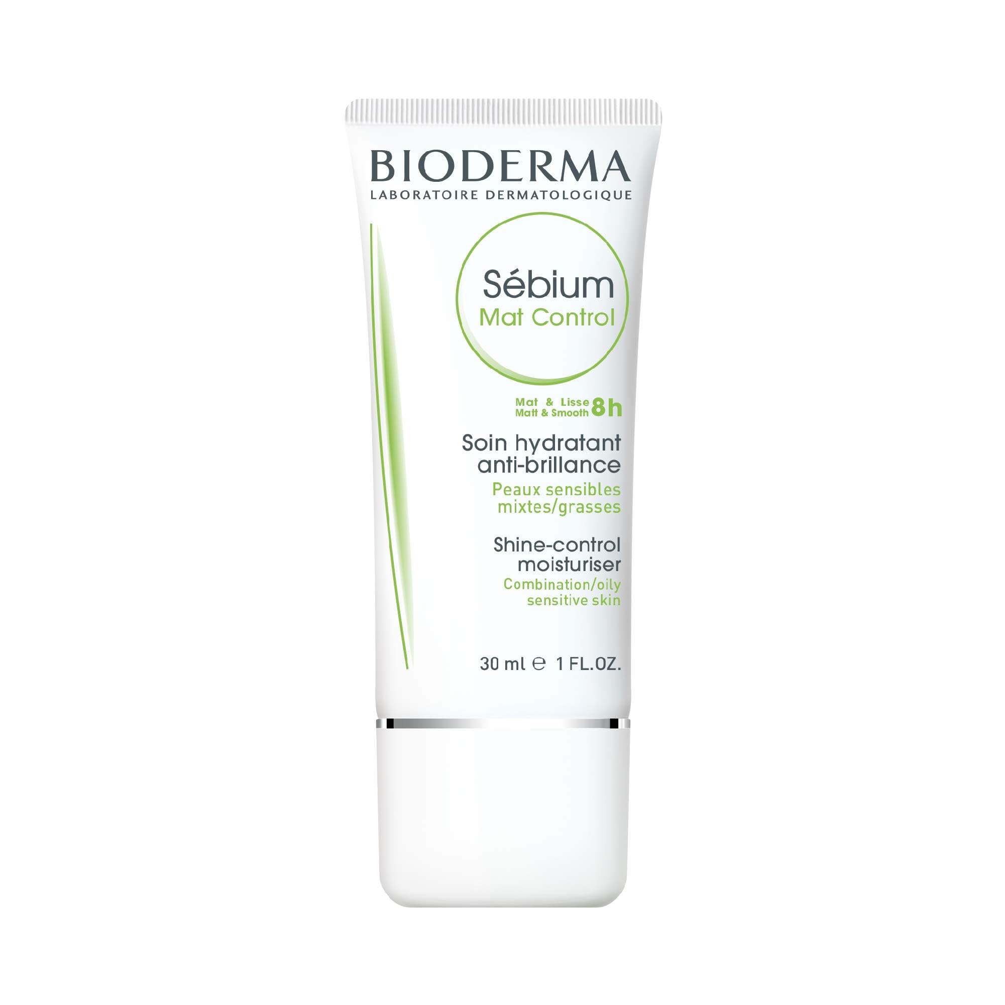 Bioderma Sébium Mat Control Cream for Combination to Oily Skin: Mattifying and Moisturizing Daily - 1 fl.oz.  
Bioderma