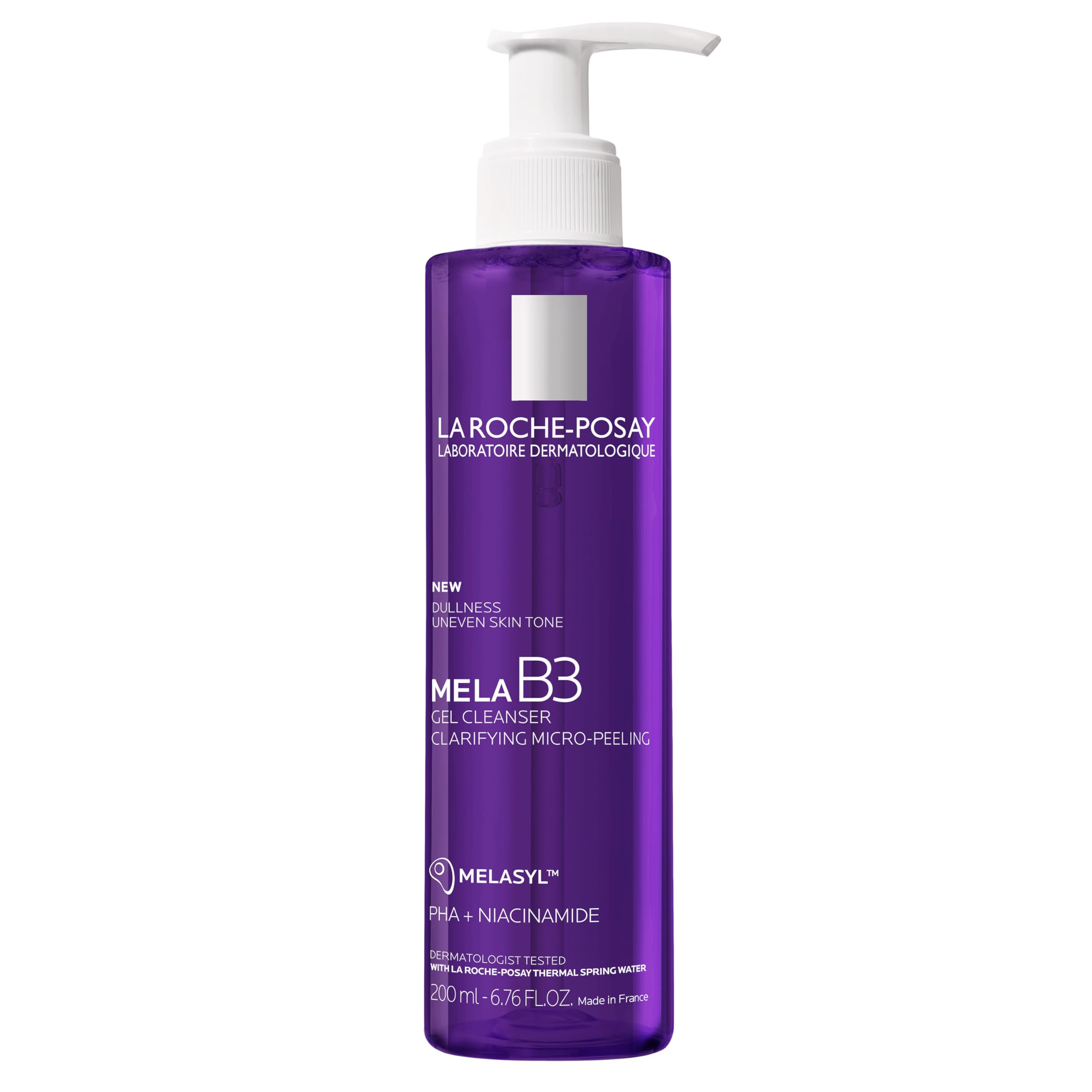 La Roche-Posay Mela B3 Gel Cleanser for Anti Aging Face Wash Dark Spot Corrector Oil Free & Soap Free